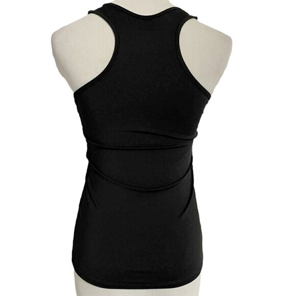 Lucky in Love XS Tank Top Tennis Activewear Black Sleeveless - Picture 3 of 5